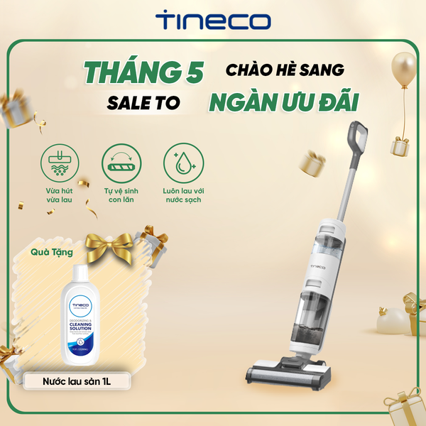 MÁY HÚT BỤI LAU SÀN KHÔ VÀ ƯỚT TINECO IFLOOR 3 BREEZE – BẢN QUỐC TẾ – BẢO HÀNH 24 THÁNG