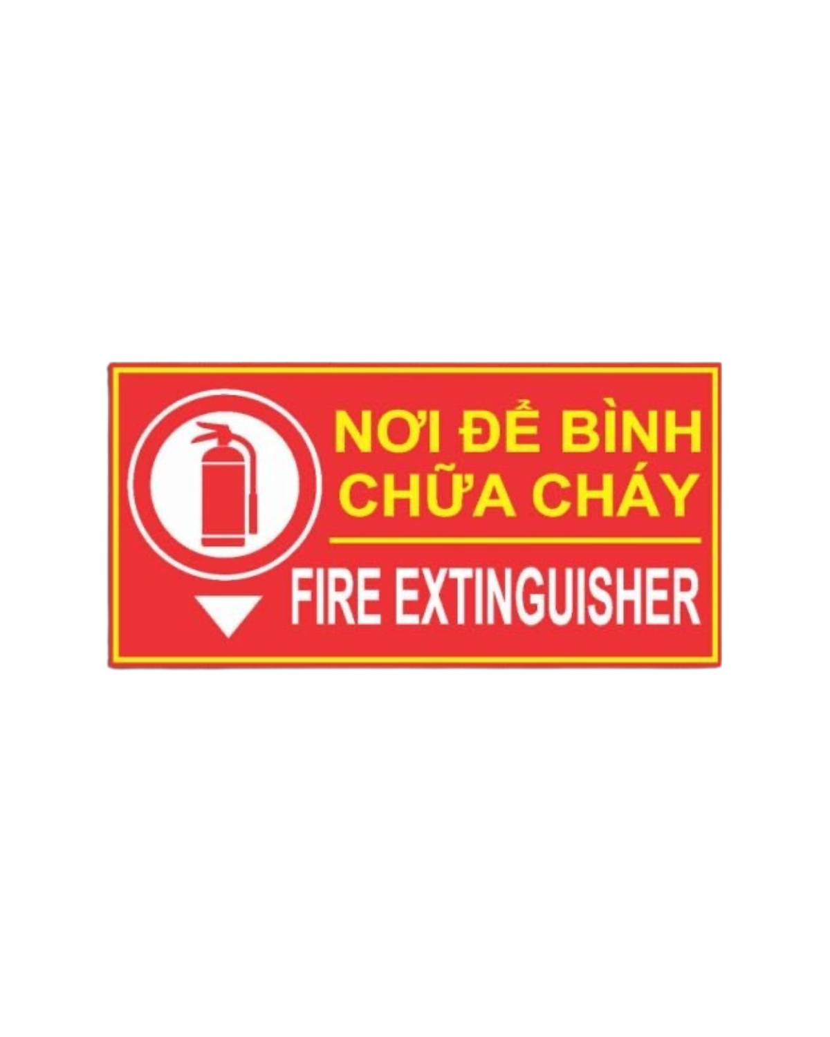 BẢNG NƠI ĐỂ BÌNH CHỮA CHÁY