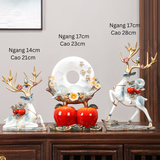  Bộ tượng hươu 3 món decor M03 