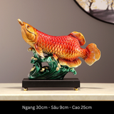  Cá chép ngậm tiền decor 