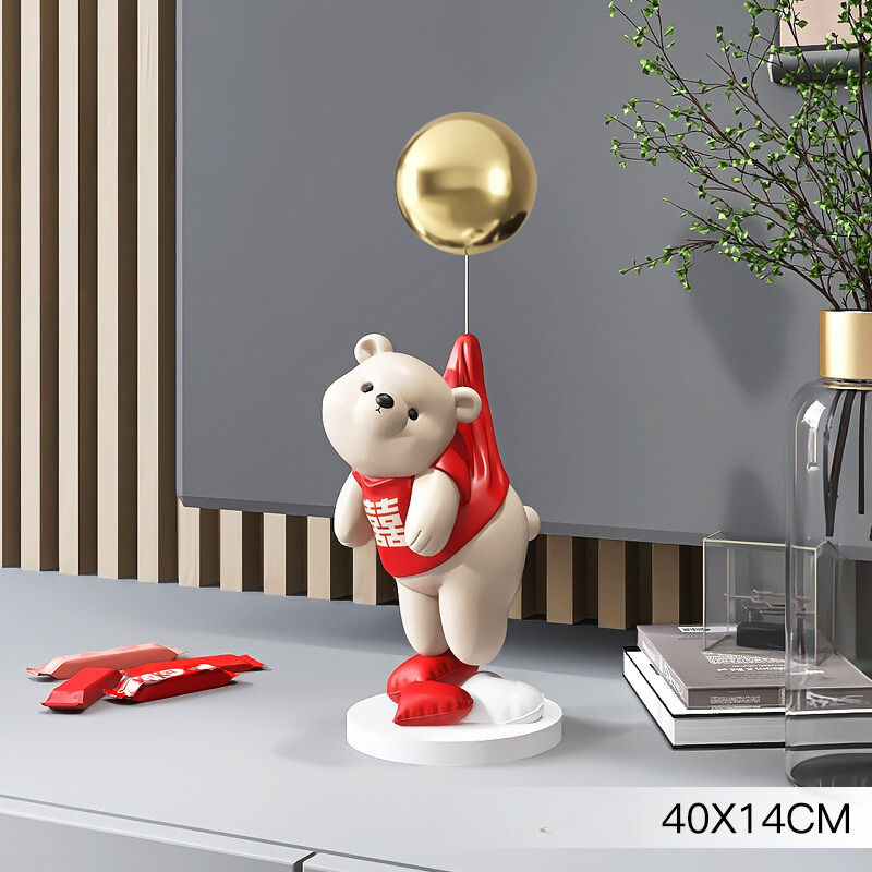  Tượng gấu decor M01 