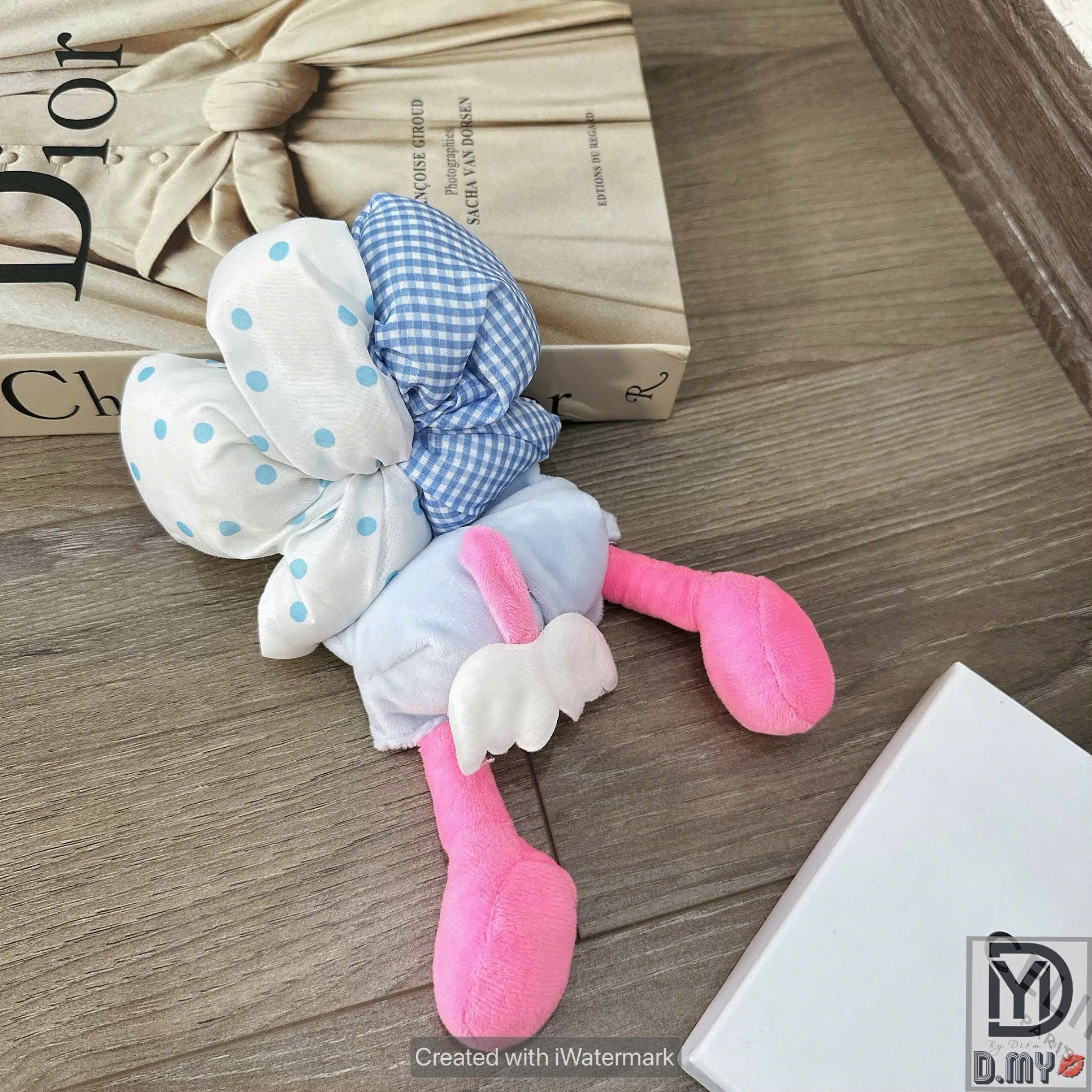 Dây buộc tóc búp bê dễ thương - H387 ( CHÂN HỒNG )