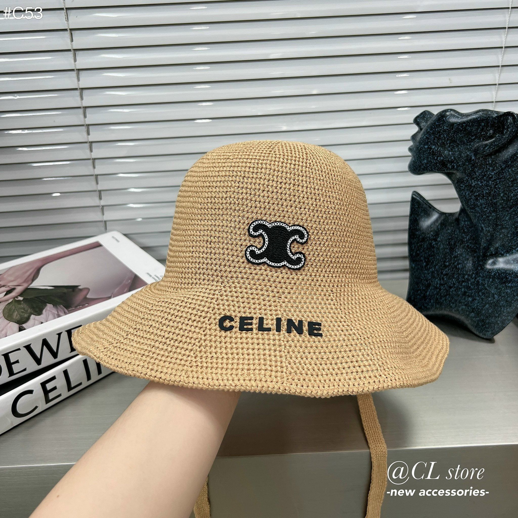 Nón CELINE phong cách Hàn Quốc - NÂU - N38