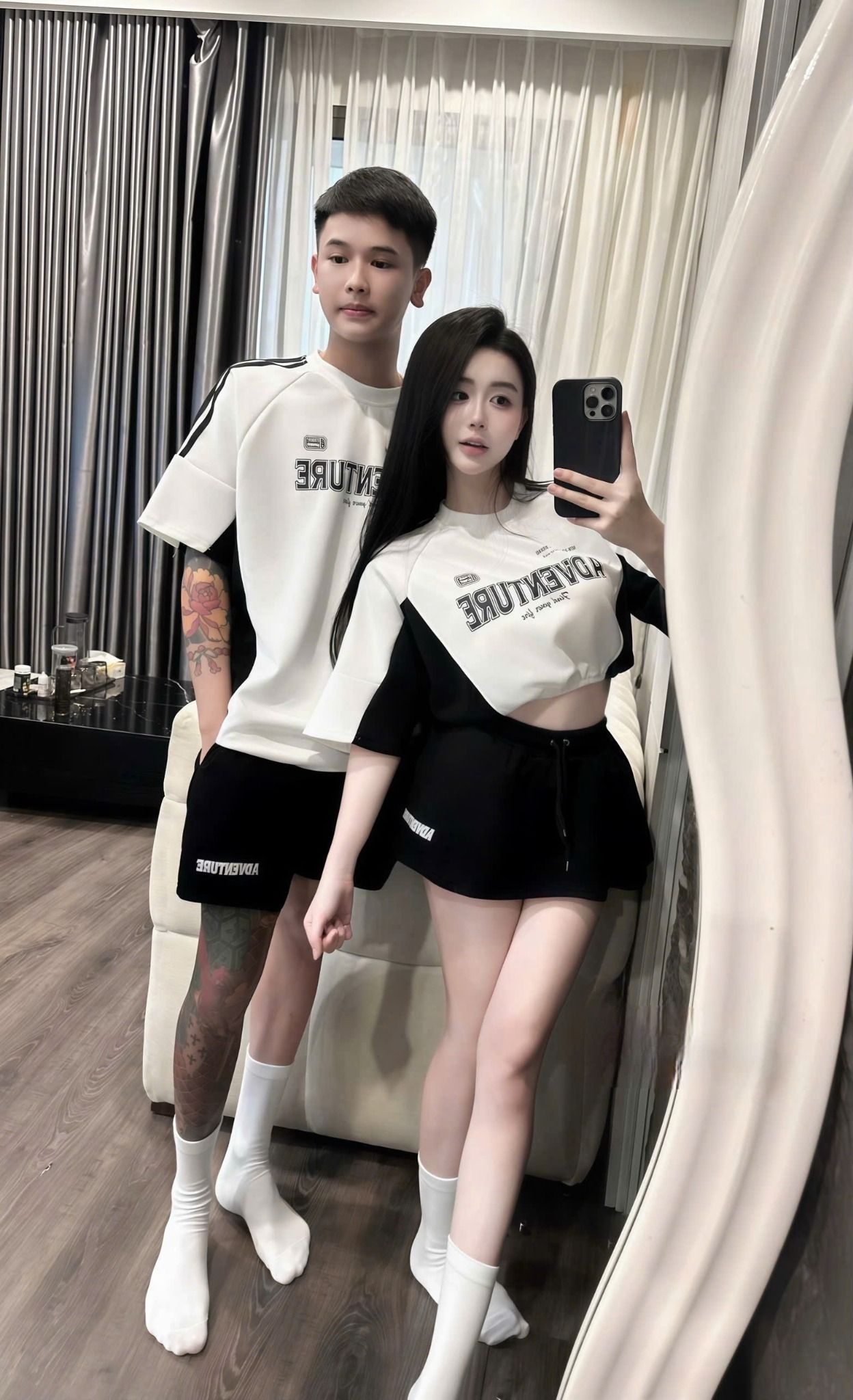 COMBO set bộ cặp nam nữ adventure đẹp đôi - T184