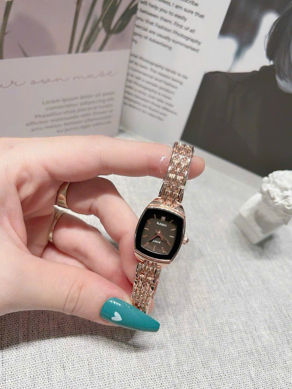 Đồng hồ RADO mặt mini siêu xinh - ÁNH HỒNG - DH14