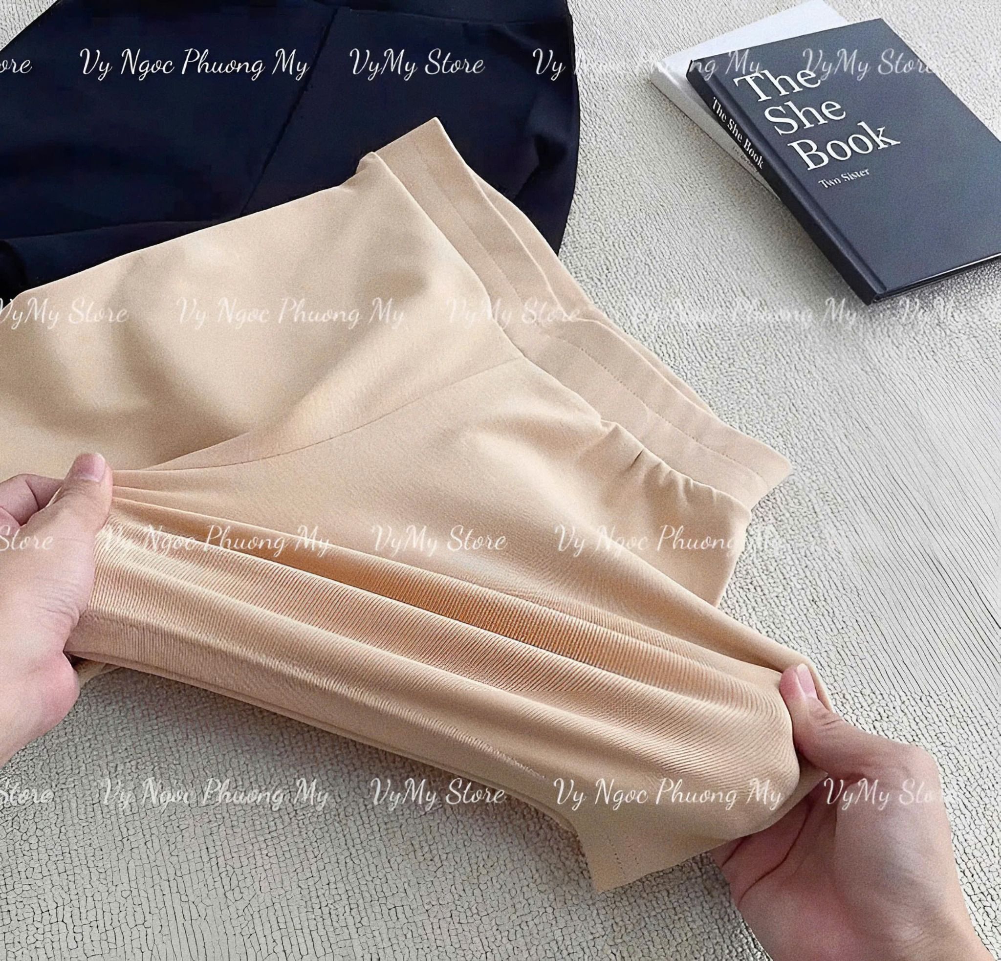 Quần bảo hộ cạp cao sịn sò chất co dãn - NUDE - M300