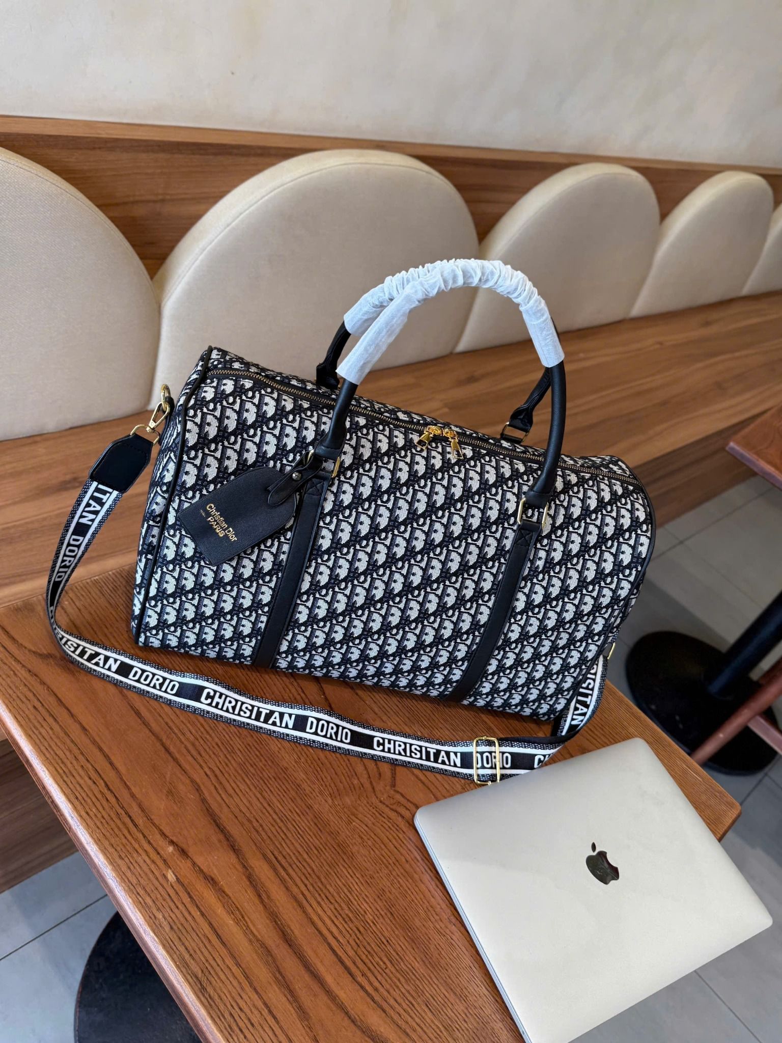 Túi trống du lịch Dior size 50 hàng 2 lớp - H357