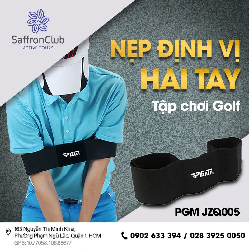  Nẹp định vị hai tay tập chơi Golf - PGM JZQ005 