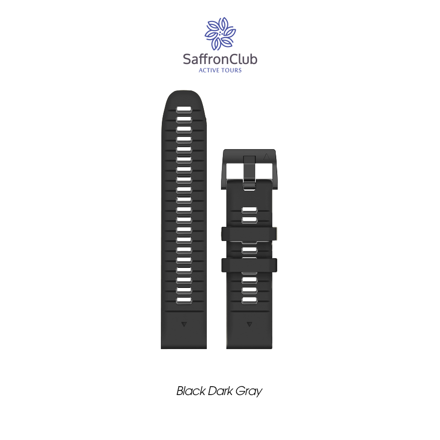 Lock Fit 20mm Band - Black/Gray