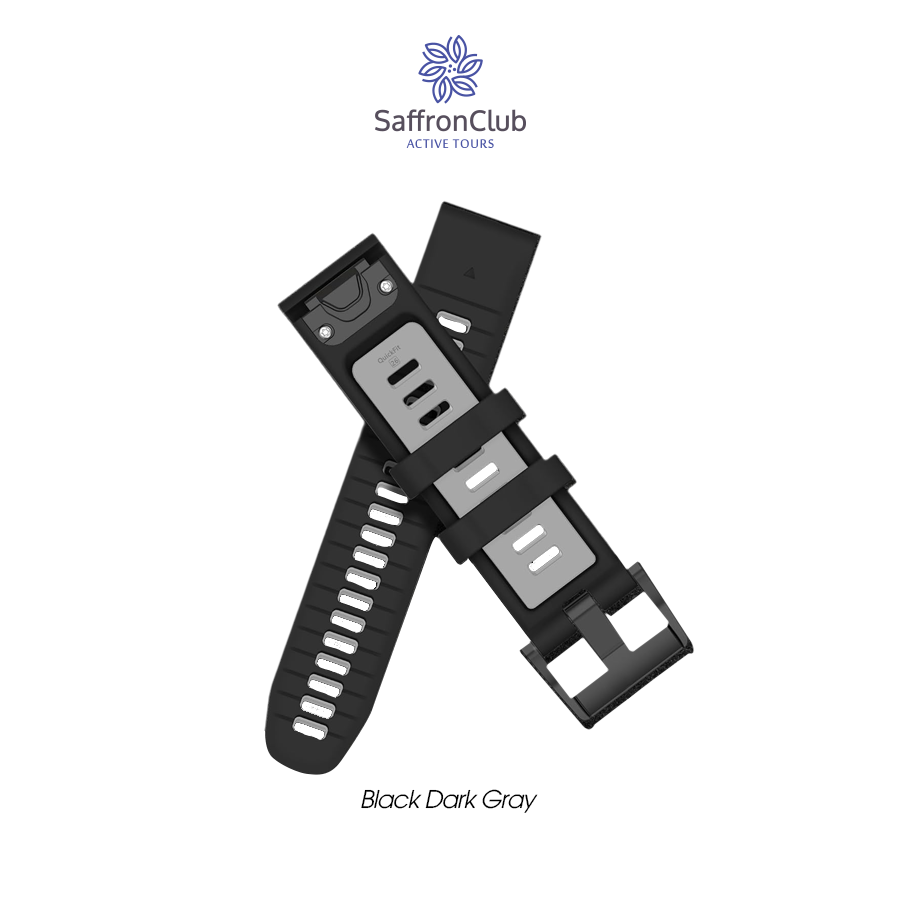 Lock Fit 20mm Band - Black/Gray