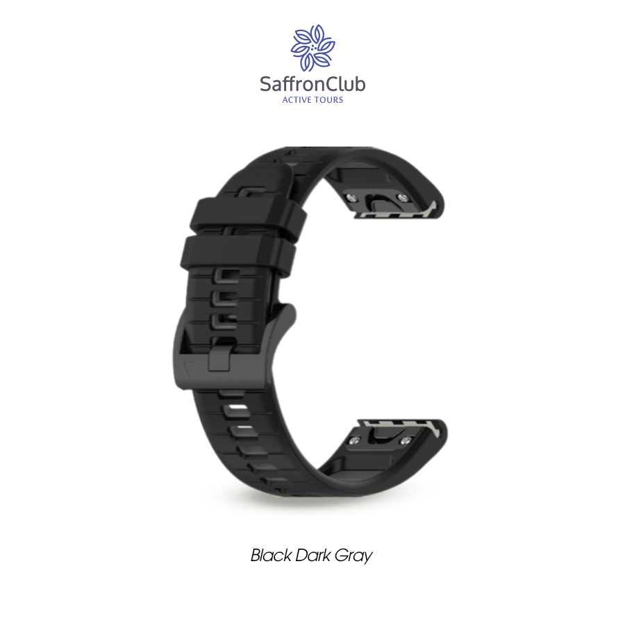 Lock Fit 20mm Band - Black/Gray