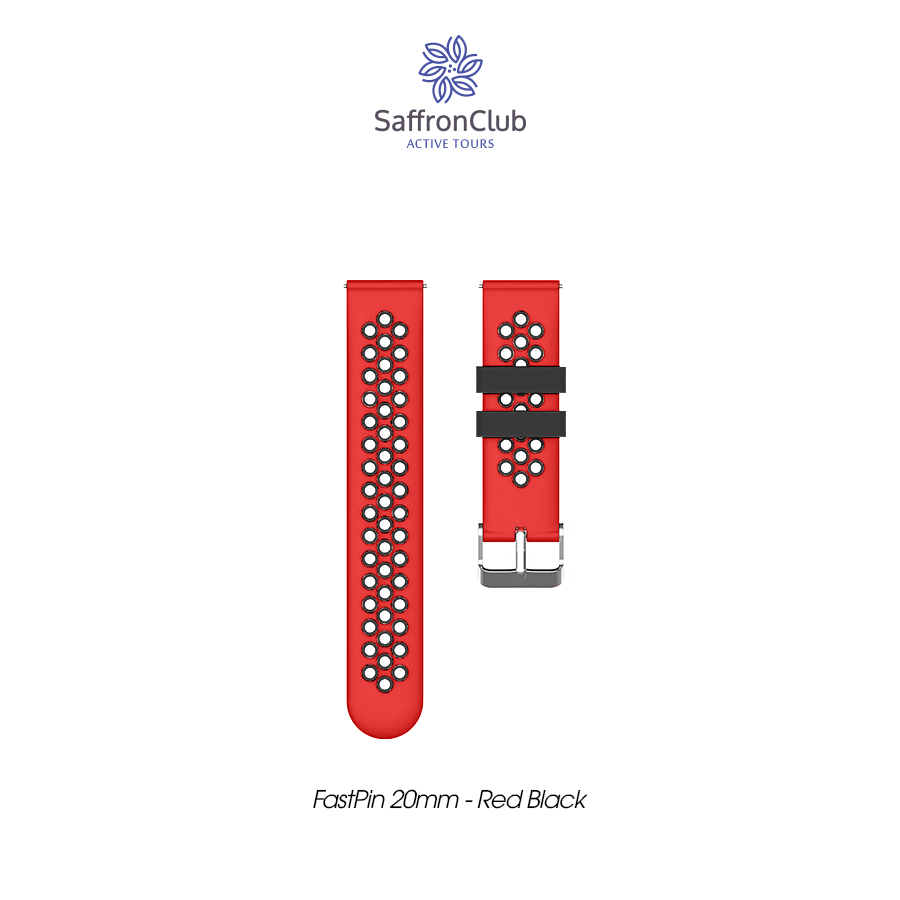 Fast Pin 20mm Band - Red/Black