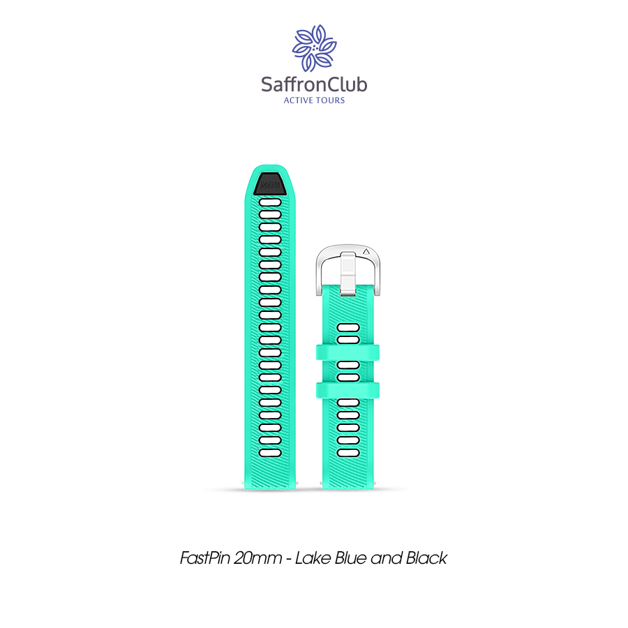 Fast Pin 20mm Band - Lake Blue/Black