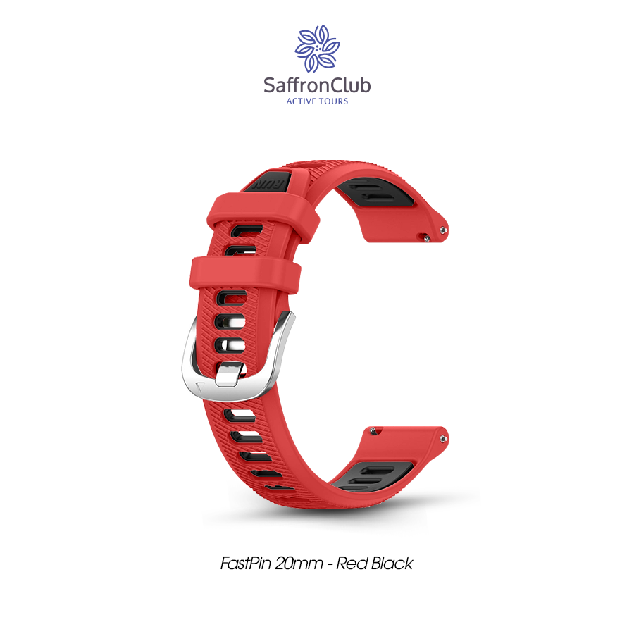 Fast Pin 20mm Band - Red/Black