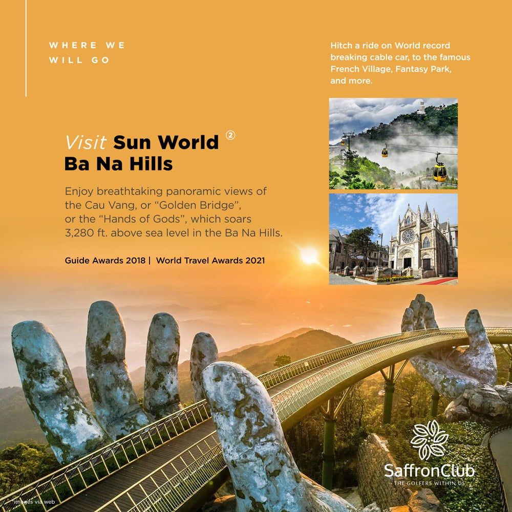  Da Nang - Ba Na Golf Club - Hoiana Shores - Ba Na Sunworld (3 Days 2 Nights) 