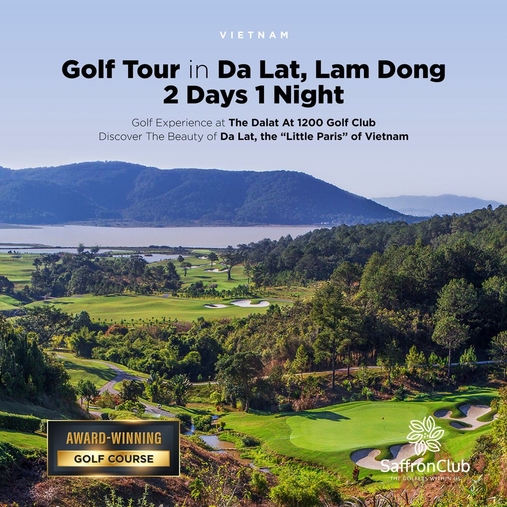  Da Lat Golf (Da Lat 1200 Golf + Sightseeing) - 2 Days 1 Night 