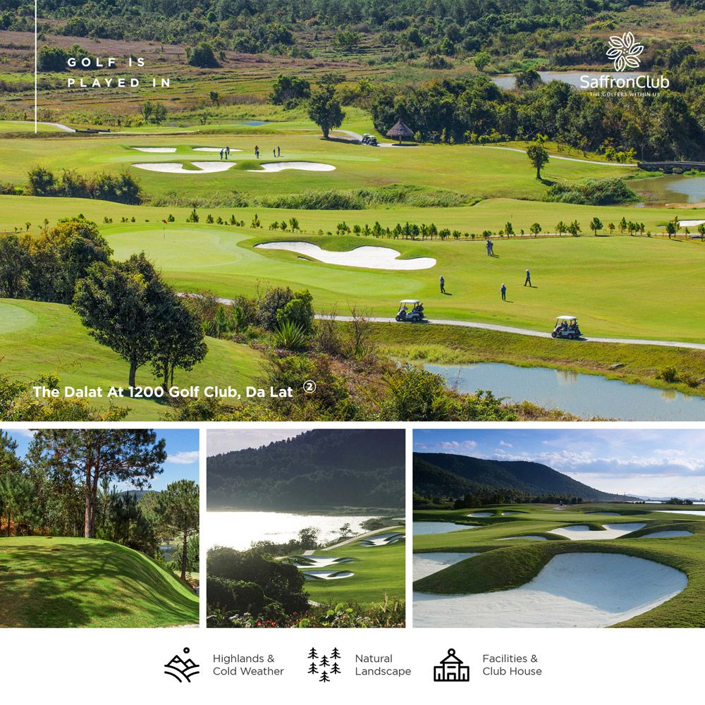 Da Lat Golf (Da Lat 1200 Golf + Sam Tuyen Lam Golf + Sightseeing) - 3 Days 2 Nights