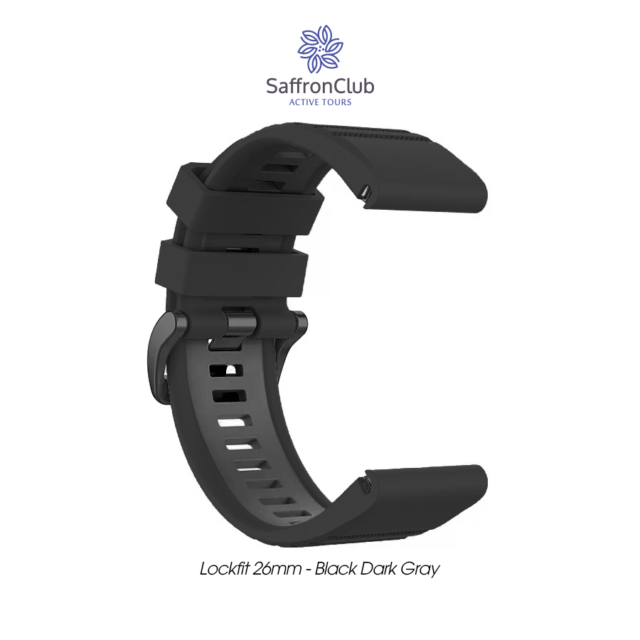 Lock Fit 26mm Band - Black/Gray