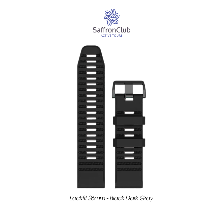 Lock Fit 26mm Band - Black/Gray