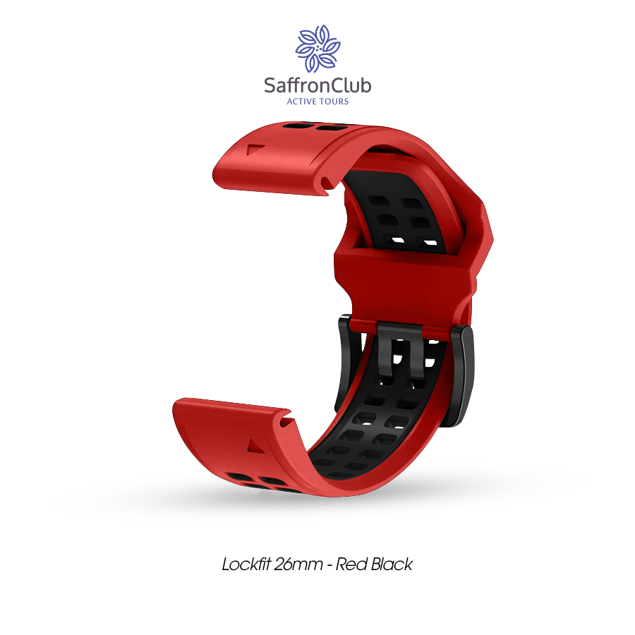 Lock Fit 26mm Band - Red/Black