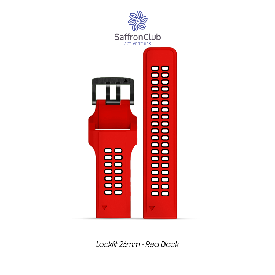 Lock Fit 26mm Band - Red/Black