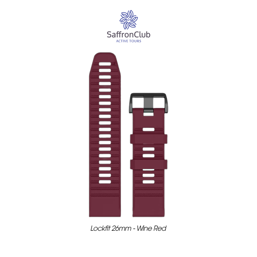 Lock Fit 26mm Band - Wine Red