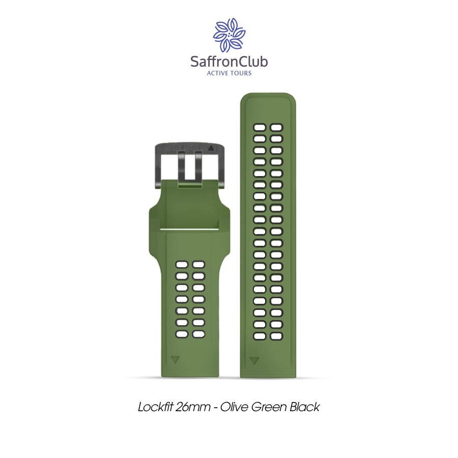 Lock Fit 26mm Band - Military Green/Black