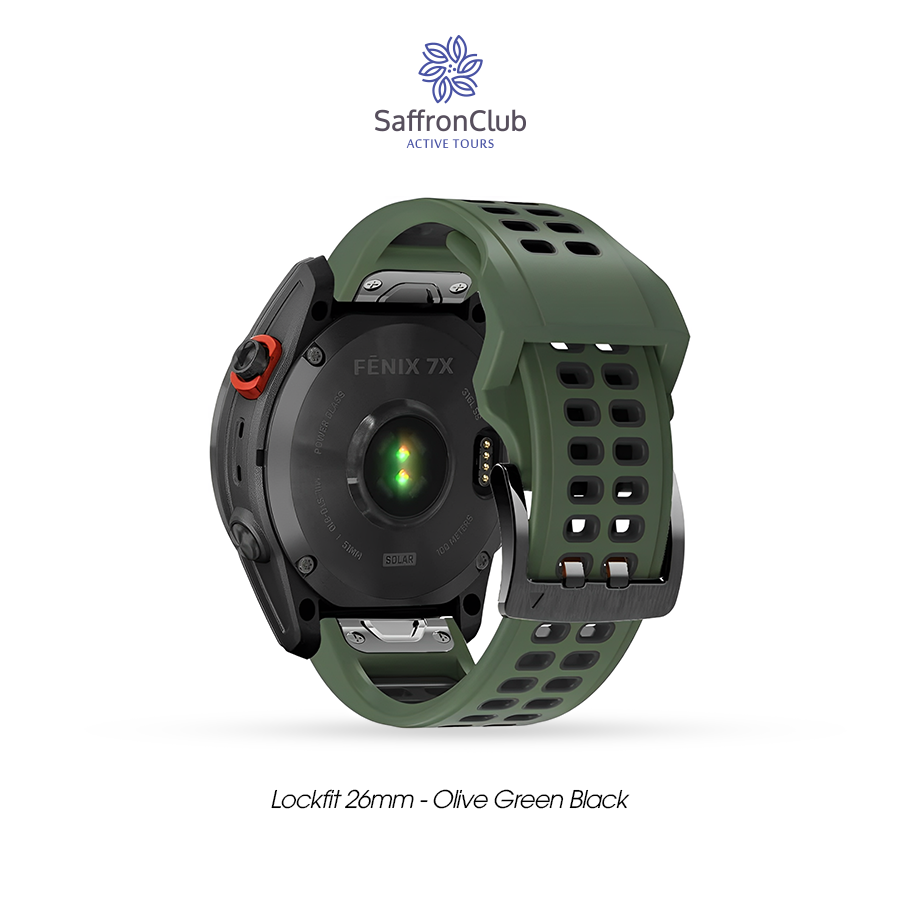 Lock Fit 26mm Band - Military Green/Black