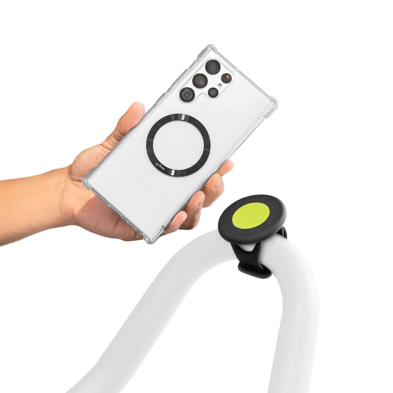 Magnetic Fitness Phone Mount Black