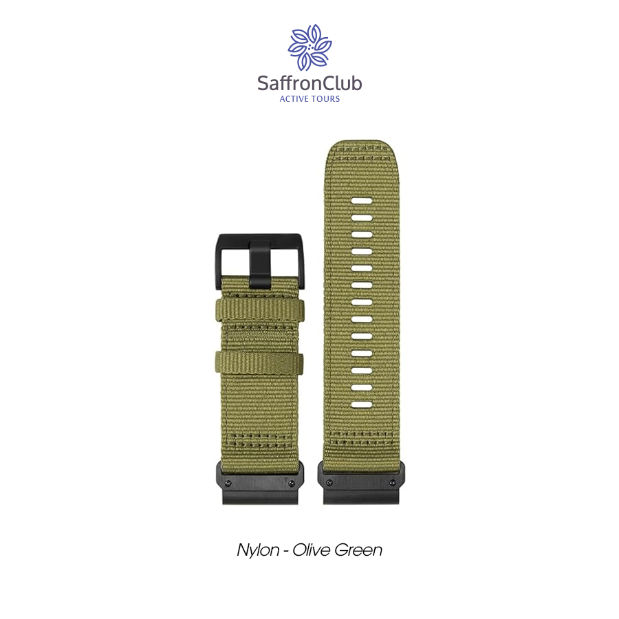 Lock Fit 22mm Nylon Band - Olive Green