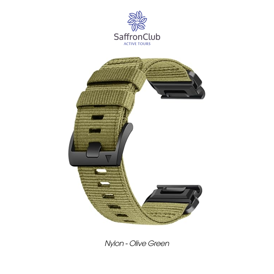 Lock Fit 22mm Nylon Band - Olive Green