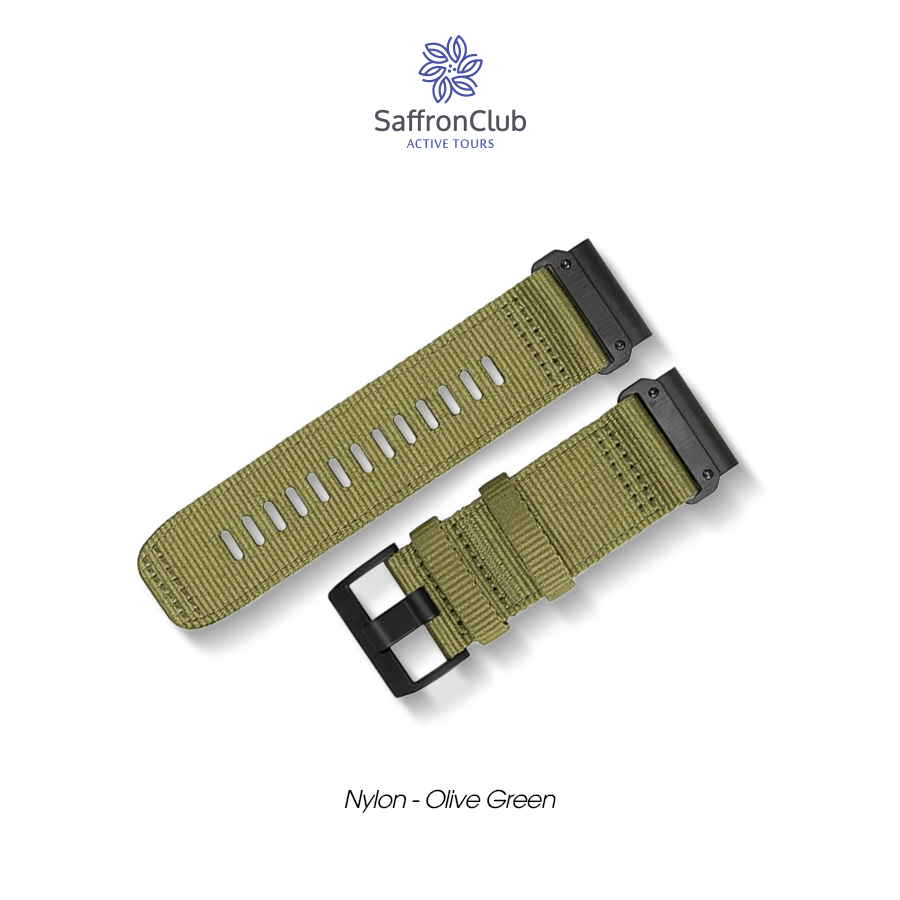 Lock Fit 22mm Nylon Band - Olive Green