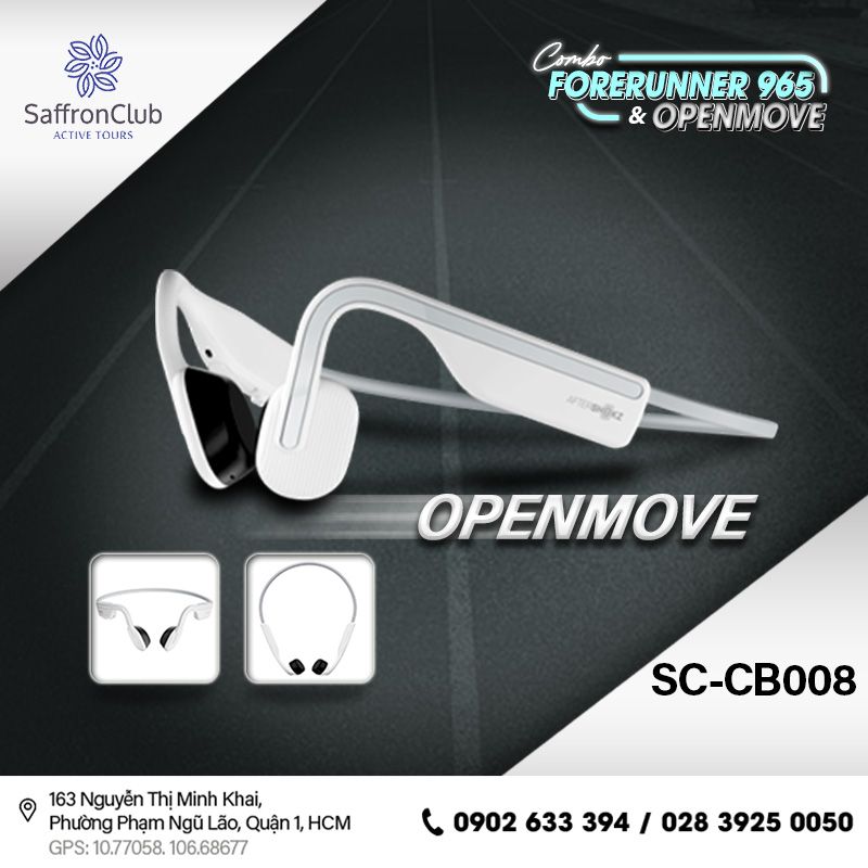 Combo tai nghe SHOKZ OpenMove & đồng hồ GARMIN Forerunner 265