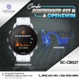  Combo tai nghe SHOKZ OpenSwim & đồng hồ GARMIN Forerunner 955 