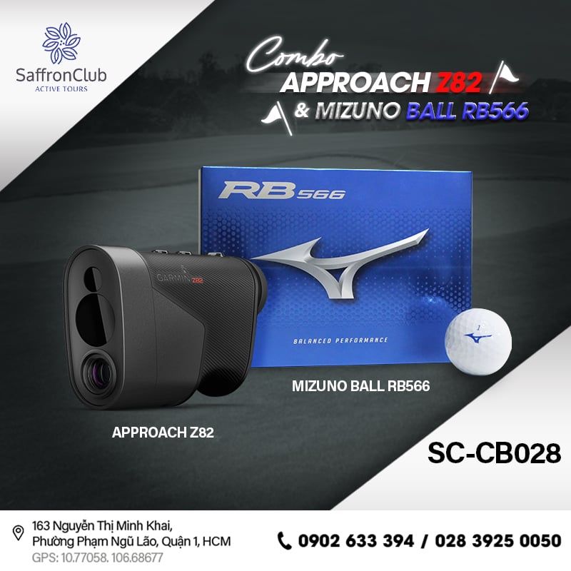 Combo GARMIN Approach Z82 & MIZUNO Ball RB566