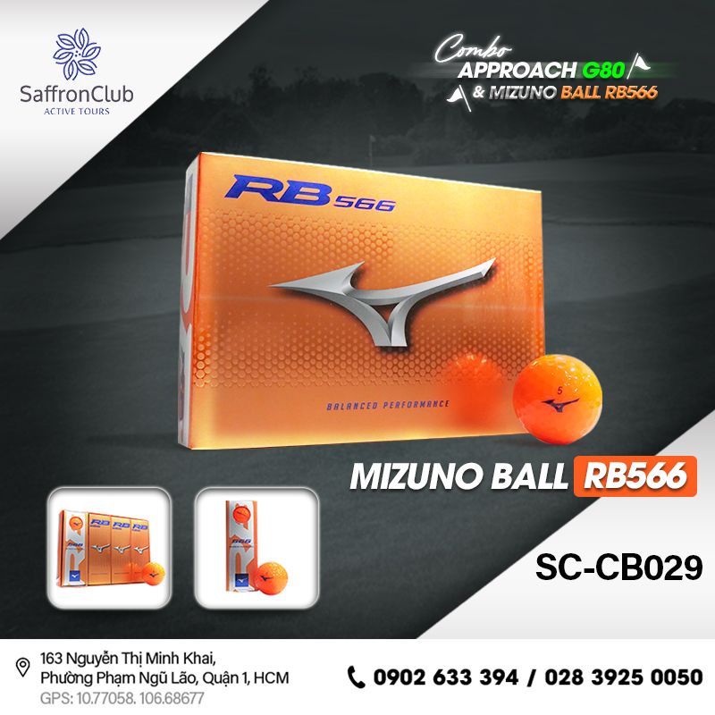 Combo GARMIN Approach G80 & MIZUNO Ball RB566