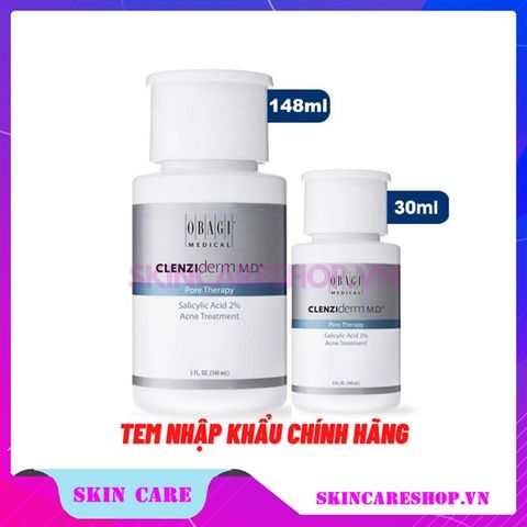 Toner Obagi Clenziderm MD Pore Therapy Salicylic Acid BHA 2%