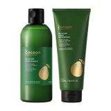  Combo Gội Xả Bưởi Cocoon Giảm Gãy Rụng Tóc (310ml/chai) Pomelo Shampoo + Hair Conditioner 