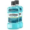 Combo 2 Nước Súc Miệng Listerine Hơi Thở Thơm Mát 750ml/Chai Cool Mint Mouthwash