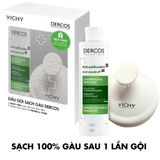  Combo Vichy Dầu Gội Giảm Gàu Cho Da Đầu Dầu, Ngứa 200ml + Lược Massage 