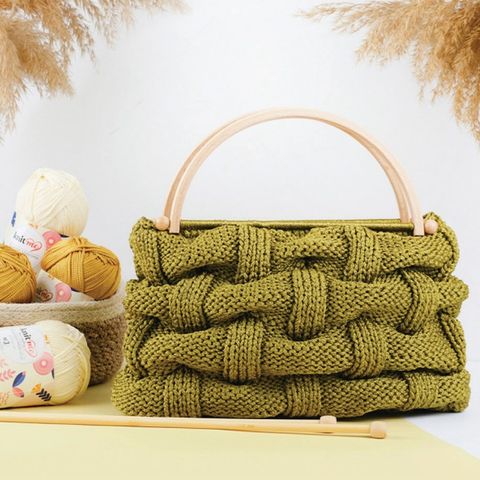 Sợi Polyester Makrome No3 nhập khẩu từ Knitme, đan móc túi ví, đồ trang trí nội thất