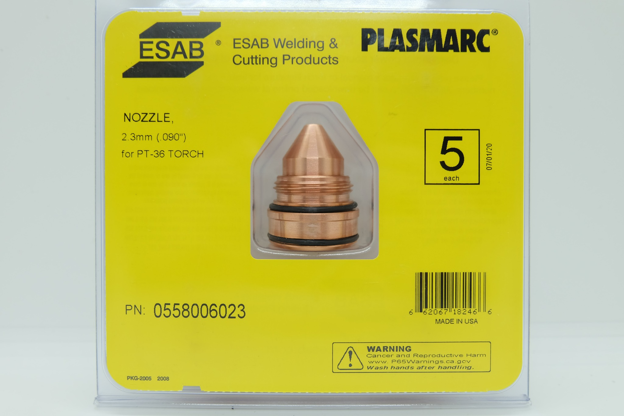 ESAB 0558006014 NOZZLE PLASMARC 1.4mm - 5 pcs