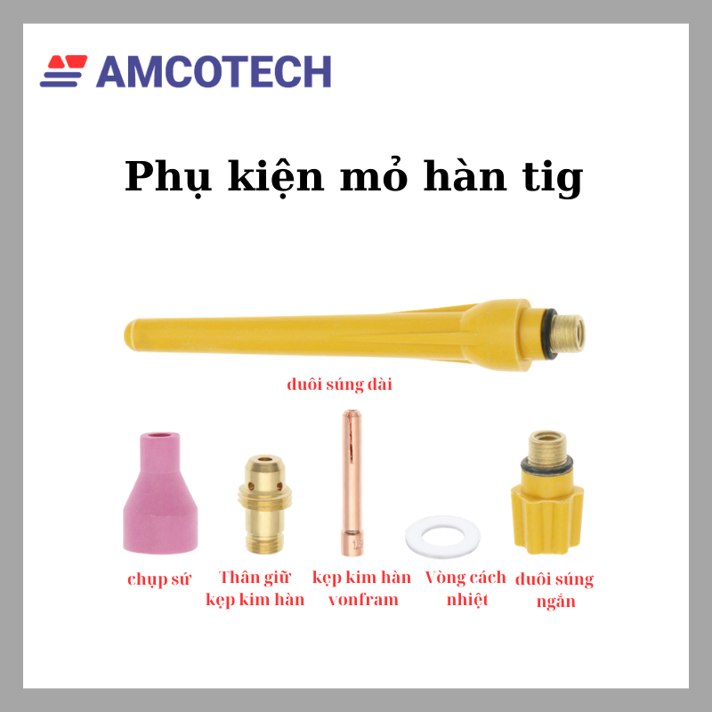 Amcotech Bộ Phụ Kiện Súng Tig 150A