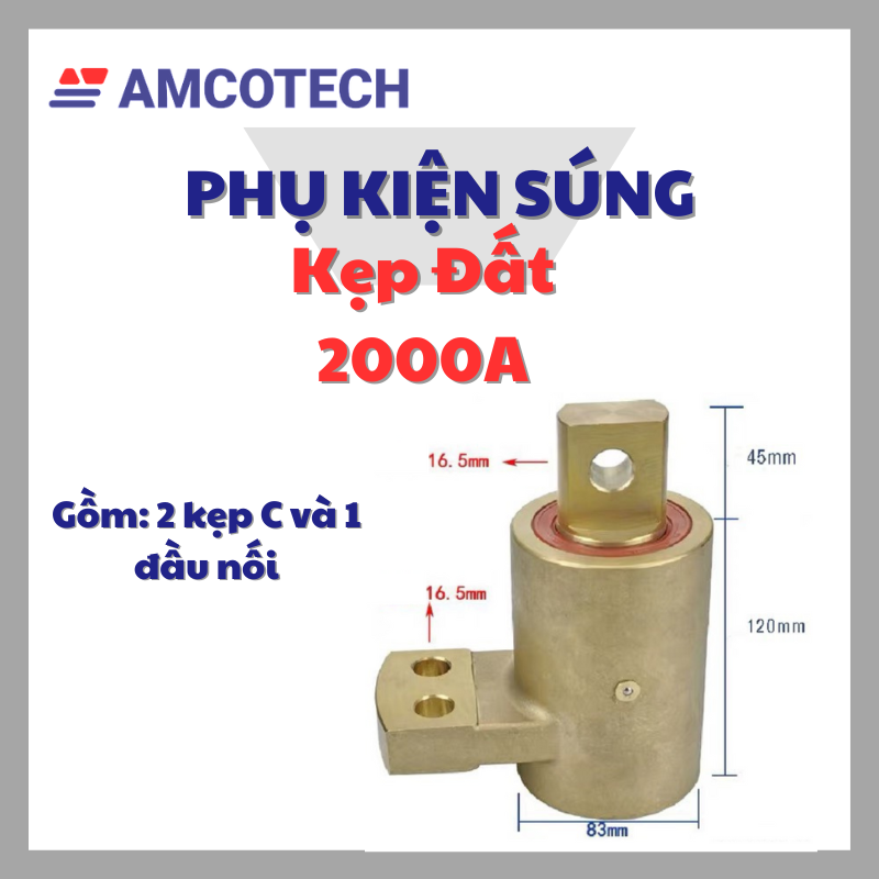 Kẹp Mass/Kẹp Đất Amcotech 2000A