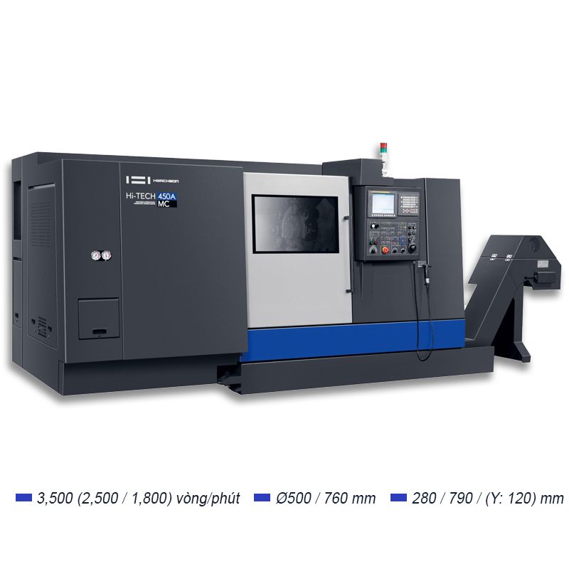 Hi-TECH 450 | MÁY TIỆN NGANG BĂNG HỘP CHUCK 10