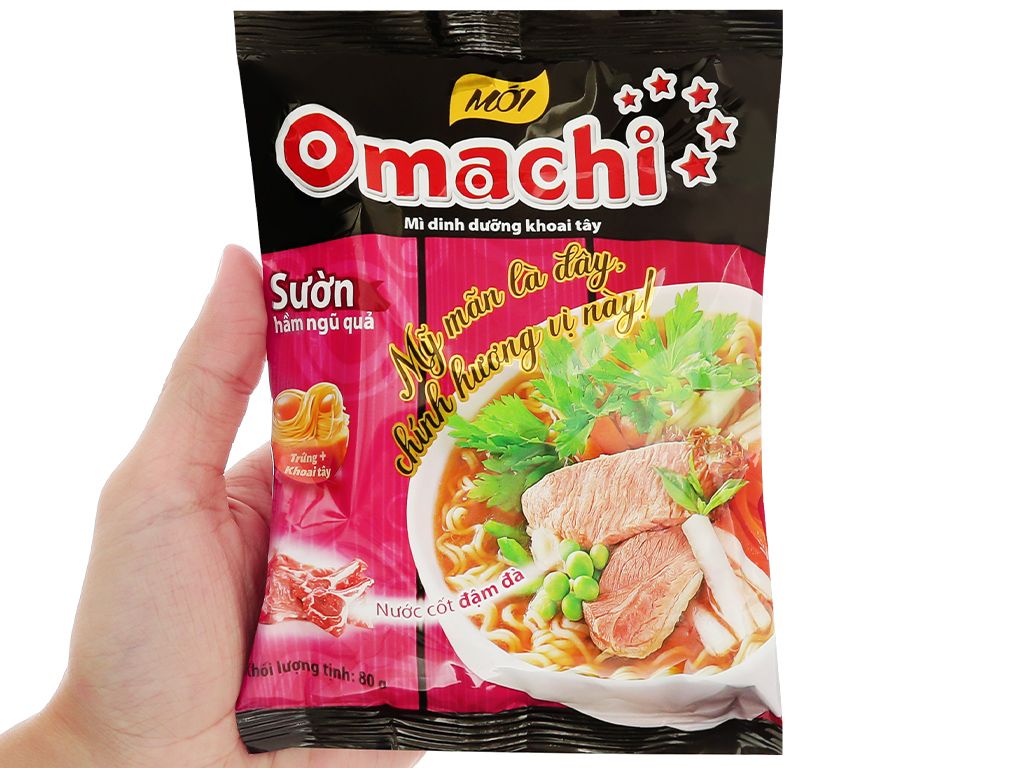 MÌ OMACHI SƯỜN 30 GÓI X 80GR