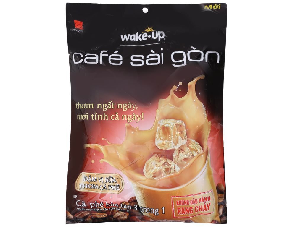 CÀ PHÊ WAKE UP SÀI GÒN 20 BỊCH X 24 GÓI X19GR