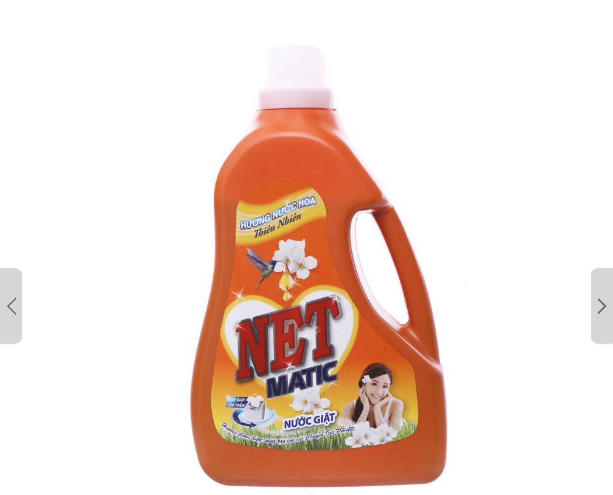 NƯỚC GIẶT NET MATIC HƯƠNG NƯỚC HOA THIÊN NHIÊN 3,6 KG x 3 CAN
