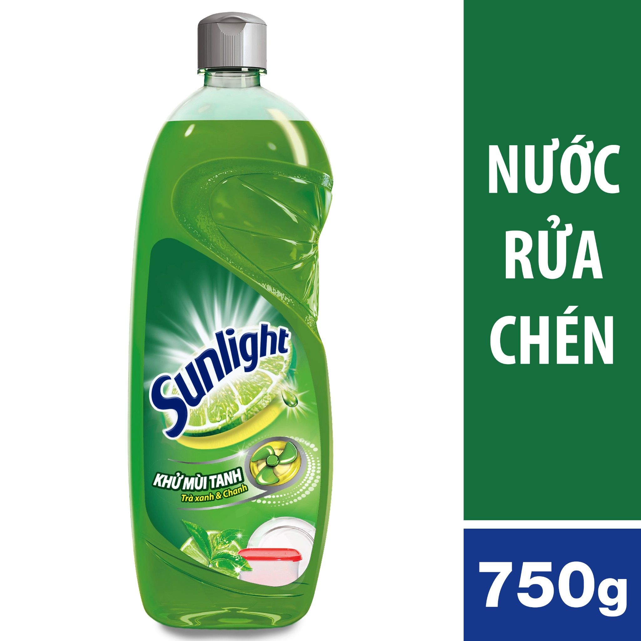 NƯỚC RỬA CHÉN SUNLIGHT TRÀ XANH 750ML X 15 CHAI