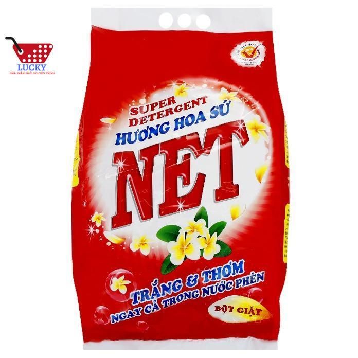 BỘT GIẶT NET HƯƠNG HOA SỨ 2 BỊCH X 5.5KG